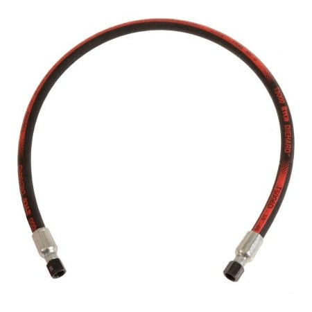 Alliance Rubber Ryco Hydraulic Hose Assembly, 3/8 In. x 144 In. 5000 PSI F+F JIC, Isobaric Braid T5006D-144-20402040-0909